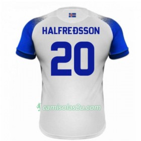 Camisolas de Futebol Islândia Hallfredsson 20 Equipamento Alternativa Copa do Mundo 2018 Manga Curta